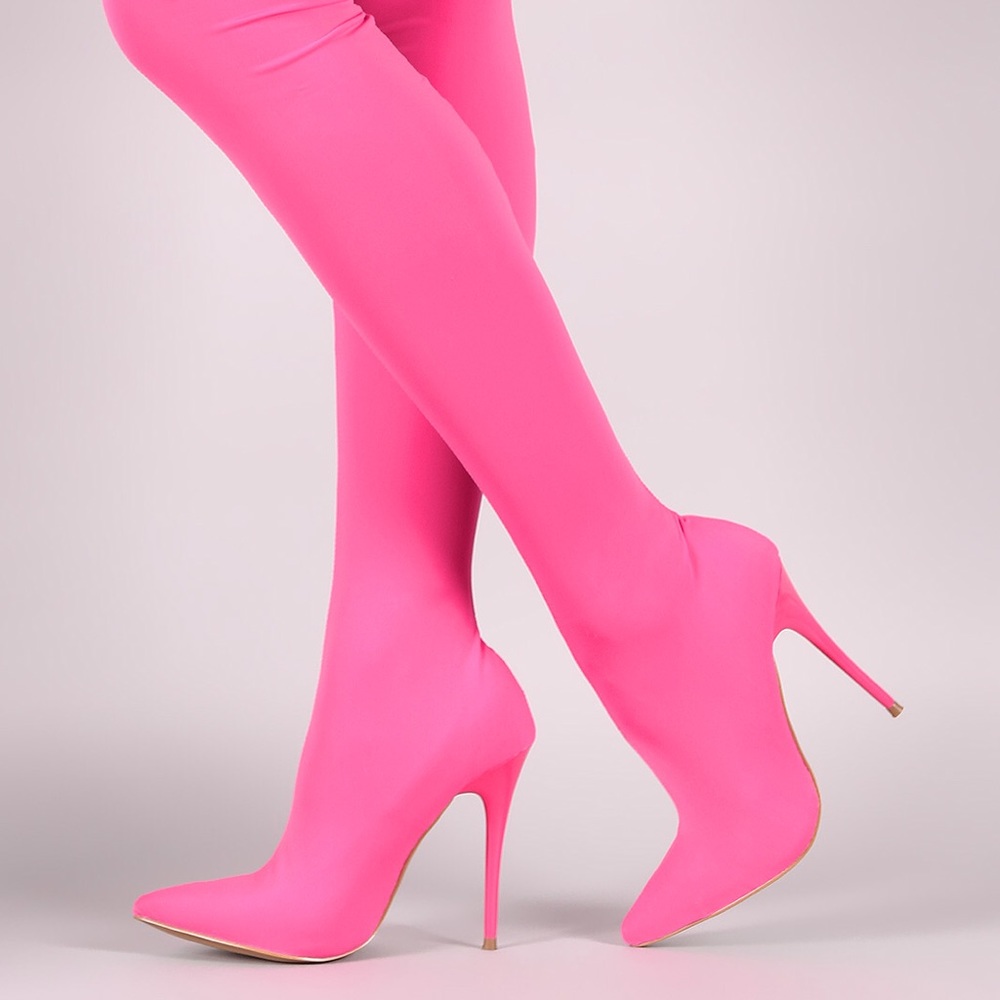 NWT Thigh High Sock Boots
